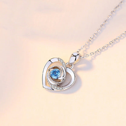 Sterling Silver Eternal Heart Necklace