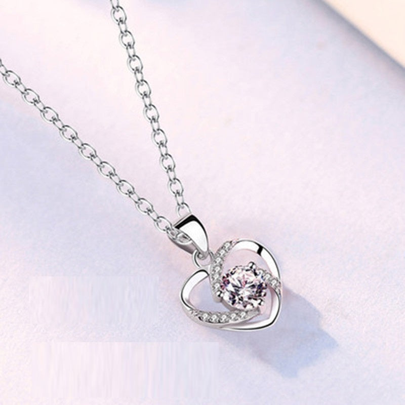 Eternal Heart Sterling Silver Necklace