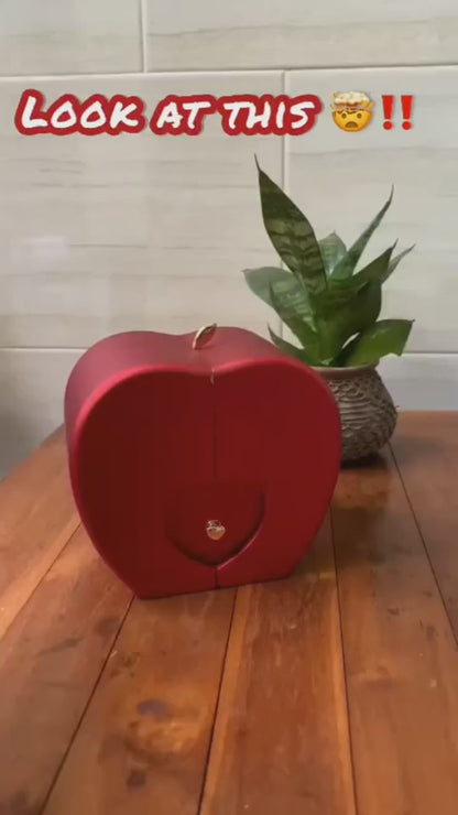 Valentine's Apple Jewelry Gift Box